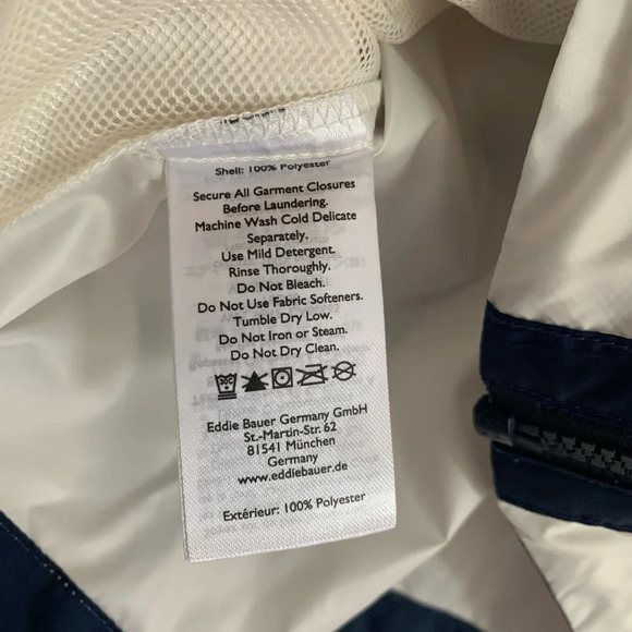 Eddie Bauer Women's Momentum UPF 50+ Hoodie Jacket Size XL - Medium Indigo - NWT - Picture 9 of 11